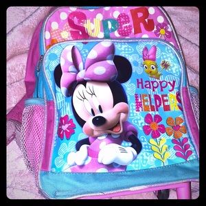 Minnie Mouse travel bookbag/ suitcase